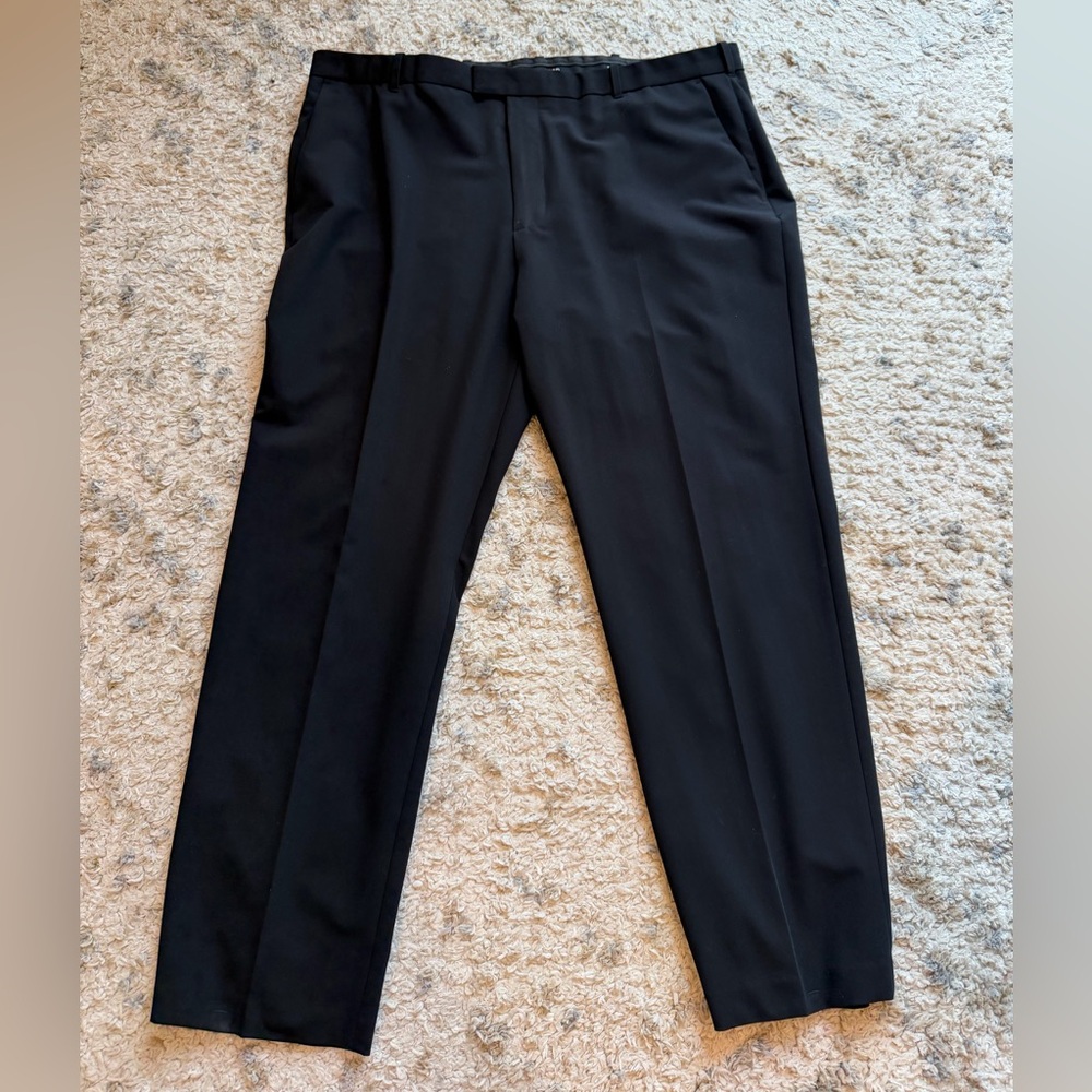 Izod Men’s Suit Pants - Black Size 42x30 Straight